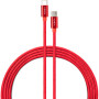 Дата кабель USB-C to USB-C 1.0m 60W Nylon Red Vinga (VCDCCCM531) Дата кабель USB-C to USB-C 1.0m 60W Nylon Red Vinga (VCDCCCM531)