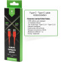 Дата кабель USB-C to USB-C 1.0m 60W Nylon Red Vinga (VCDCCCM531) Дата кабель USB-C to USB-C 1.0m 60W Nylon Red Vinga (VCDCCCM531)