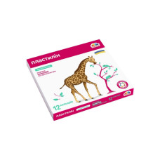 Пластилін ГАММА'UA Захоплення 12 кольорів 192 г (4820219217039)