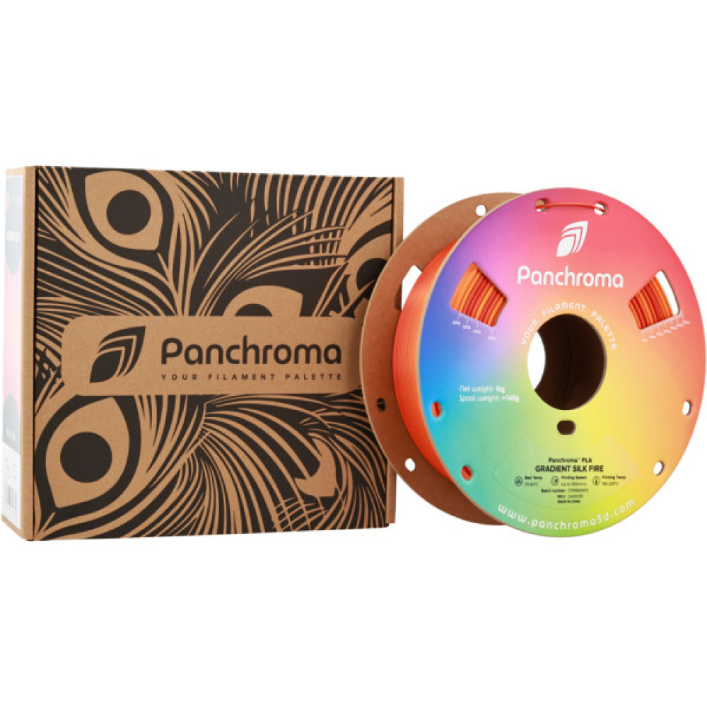 Пластик для 3D-принтера Polymaker PLA PANCHROMA GRADIENT 1,75mm 1kg SILK FIRE (CA03035)