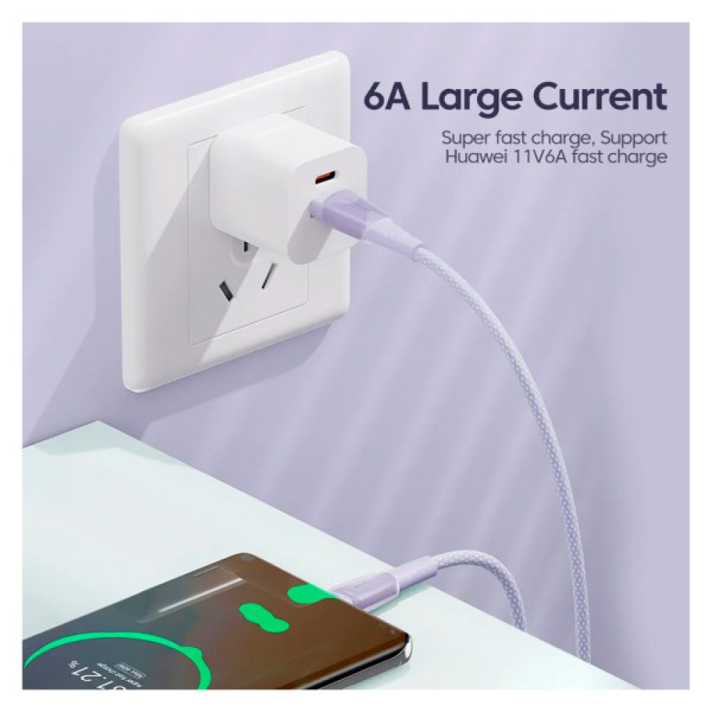 Дата кабель USB 2.0 AM to USB-C 1.0m 100W green Essager (EXCT1-CH06)