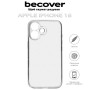 Чохол до мобільного телефона BeCover Apple iPhone 16 Transparancy (712275) Чохол до мобільного телефона BeCover Apple iPhone 16 Transparancy (712275)