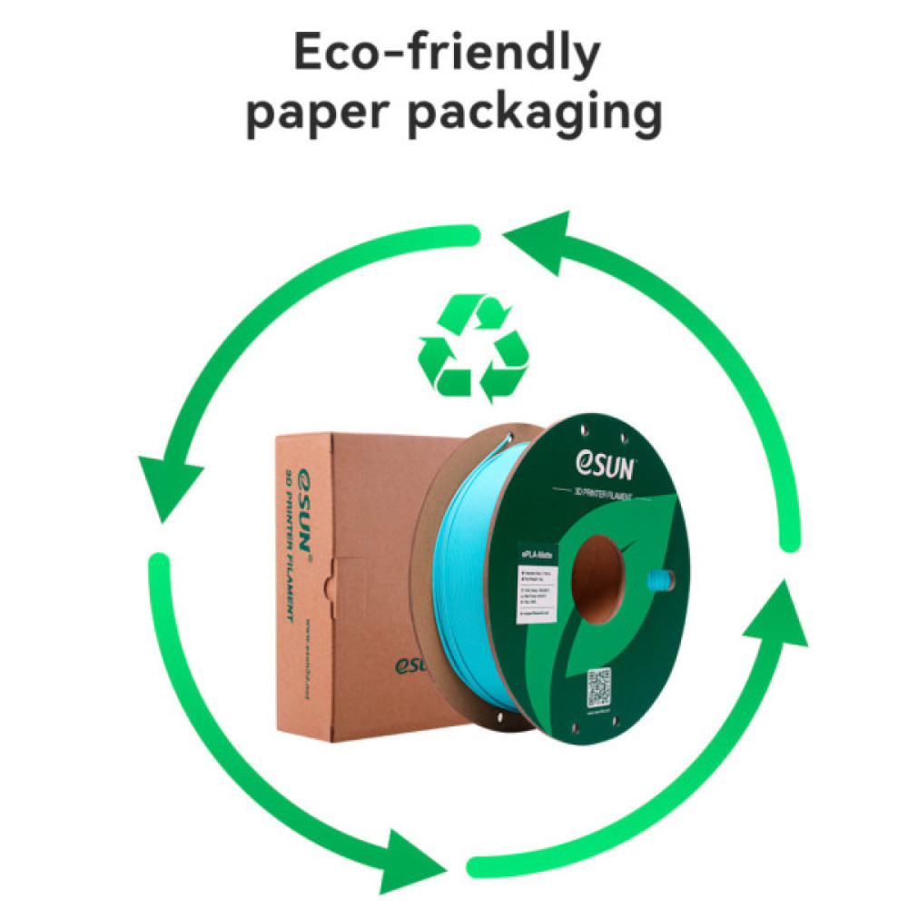 Пластик для 3D-принтера eSUN ePLA-Matte, 1,75мм, 1кг, strawberry red (ePLA-Matte-P175SR1)