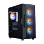 Корпус Zalman I3 Neo V2 без БЖ, 2xUSB3.0, 1x Type C, 4x120мм RGB, VGA 400мм, LCS ready, TG Side Panel, ATX, чорний
