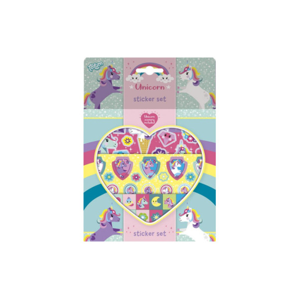 Стікер-наклейка Totum Єдиноріг. Набір стікерів (71384)