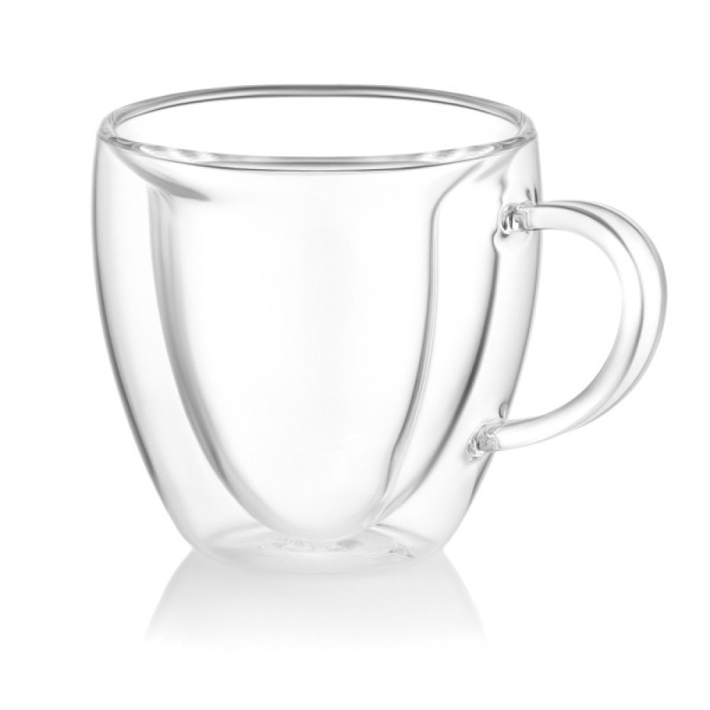 Набір чашок Ardesto BHL 330 мл 2 шт прозорий (AR2633BHL)