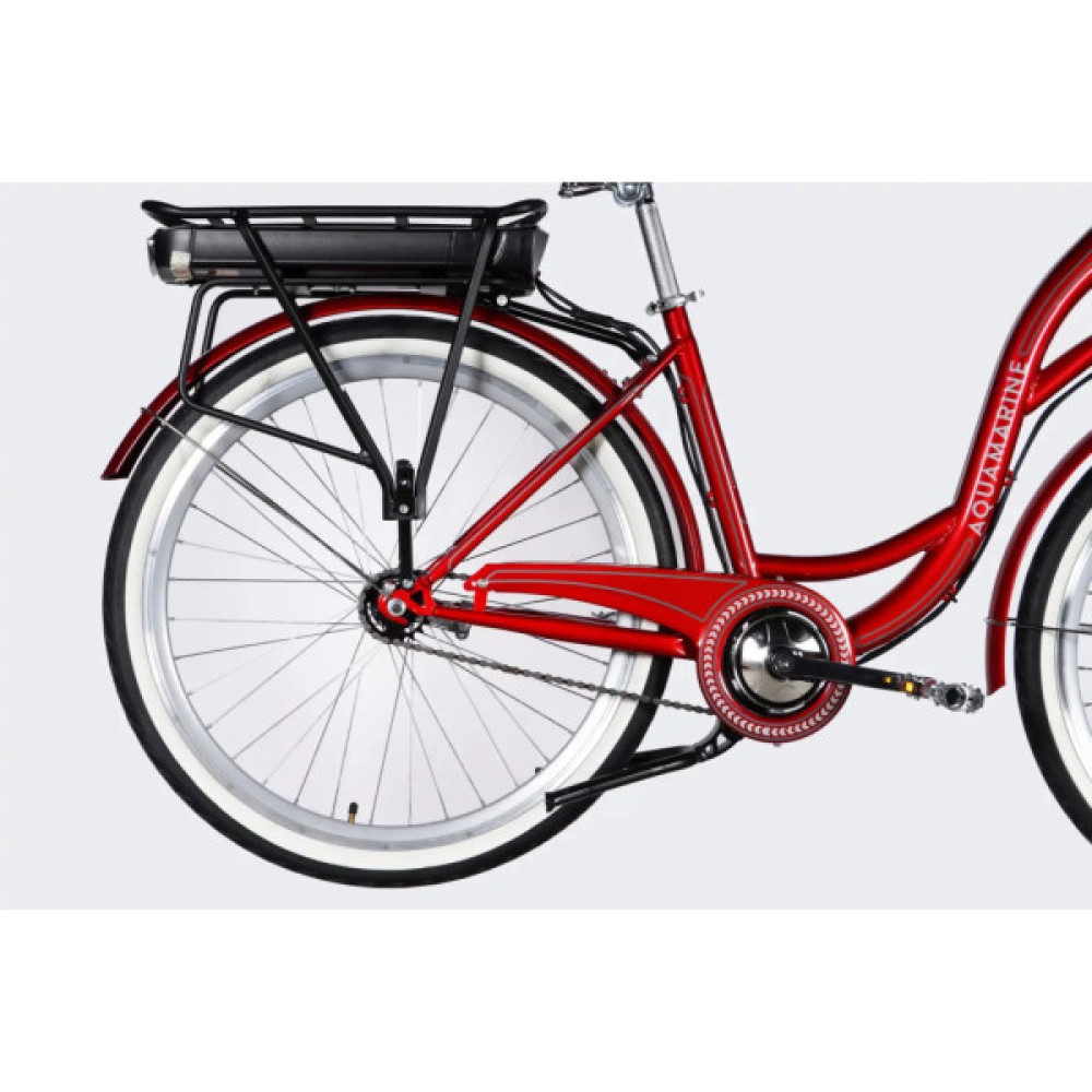 Електровелосипед Dorozhnik 26" eAQUAMARINE BH рама-17" 36B 13А*г 500Вт 2026 бордовий (ELB-D-26-315)