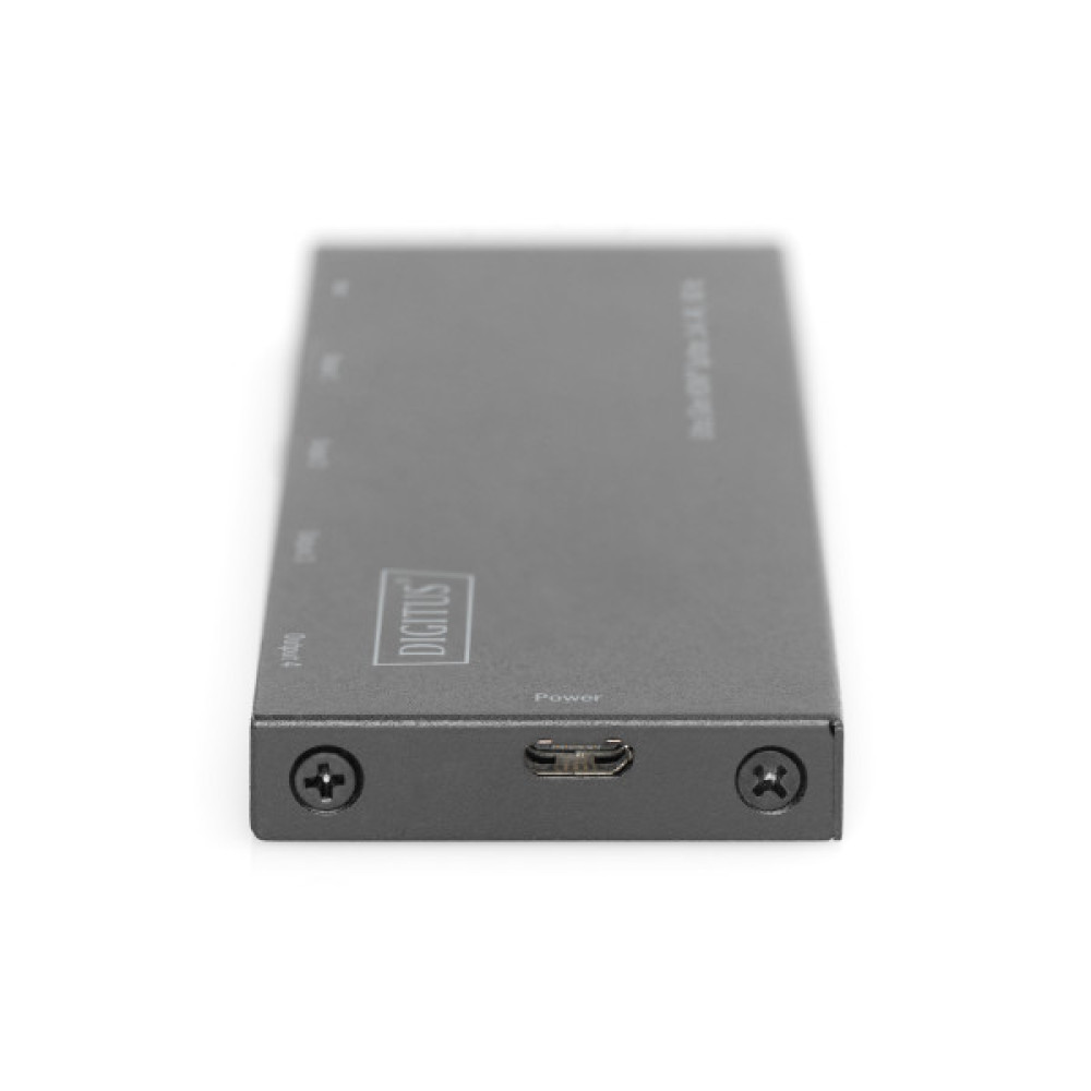 Відеосплітер DIGITUS HDMI (INx1 - OUTx4), 4K, Ultra Slim