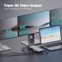 Порт-реплікатор Digitus USB-C > 3xHDMI/2xDP/4xUSB-A/USB-C/RJ54/DC/Audio (DA-70918) Порт-реплікатор Digitus USB-C > 3xHDMI/2xDP/4xUSB-A/USB-C/RJ54/DC/Audio (DA-70918)