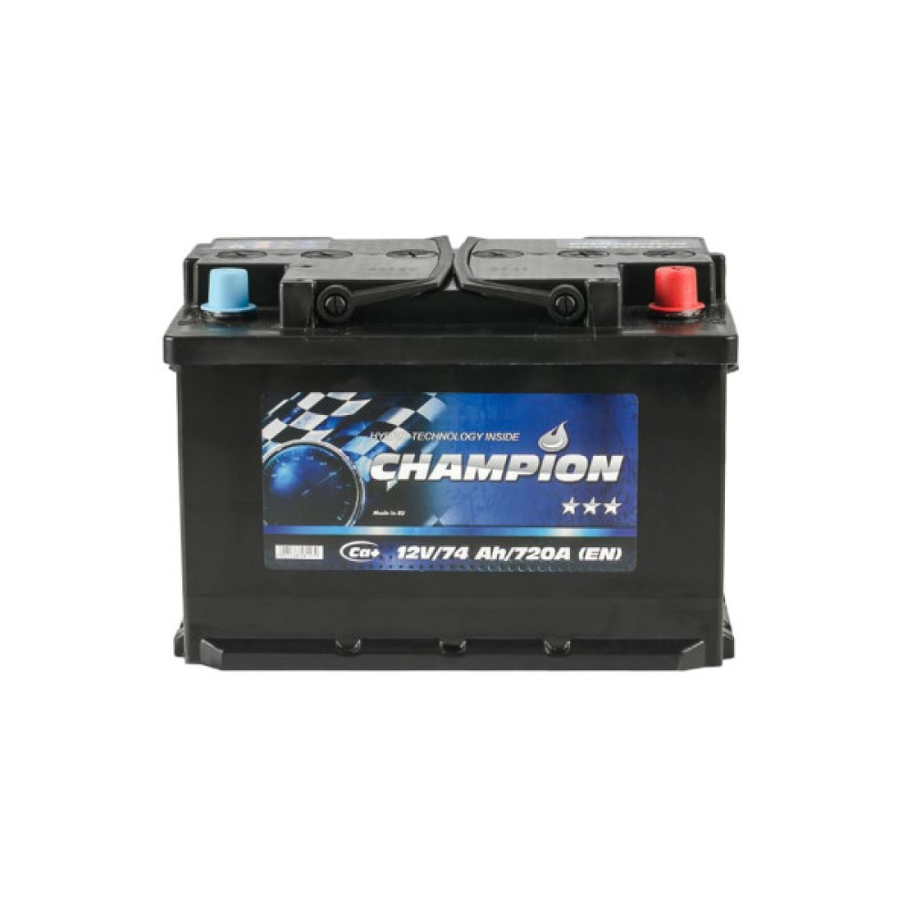 Акумулятор автомобільний Champion Black 74 Ah/12V Euro (CHB74-0)