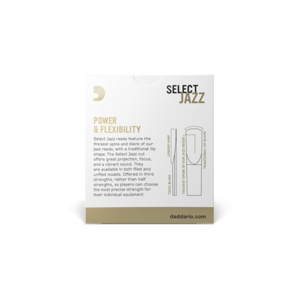 Тростина для саксофона D'Addario Select Jazz - Soprano Sax 4M - 10 Pack (RSF10SSX4M)