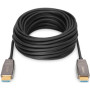 Кабель мультимедійний HDMI M to HDMI M 20m 8K AOC hybrid-fiber black Digitus (AK-330126-200-S)
