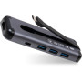 Концентратор Vinga USB-C 3.1 to HDMI+3xUSB3.0+PD100W+USB-C foldable cable (VHYC6FC) Концентратор Vinga USB-C 3.1 to HDMI+3xUSB3.0+PD100W+USB-C foldable cable (VHYC6FC)