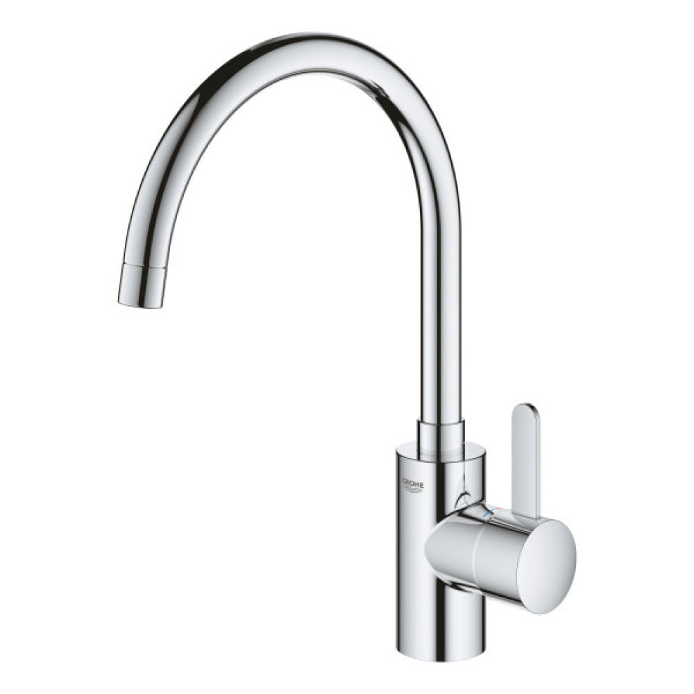 Змішувач для кухні Grohe Via Cosmo, довж.виливу - 224мм, поворотний, 1важіль, хром