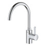 Змішувач для кухні Grohe Via Cosmo, довж.виливу - 224мм, поворотний, 1важіль, хром