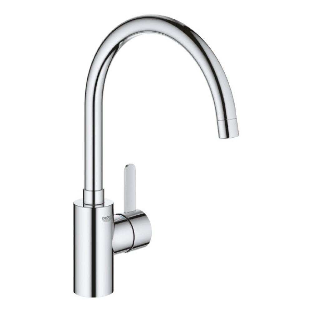 Змішувач для кухні Grohe Via Cosmo, довж.виливу - 224мм, поворотний, 1важіль, хром
