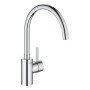 Змішувач для кухні Grohe Via Cosmo, довж.виливу - 224мм, поворотний, 1важіль, хром