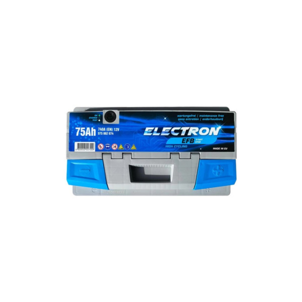 Акумулятор автомобільний ELECTRON START-STOP EFB 75Ah Н Ев (-/+) (730EN) (575002074)