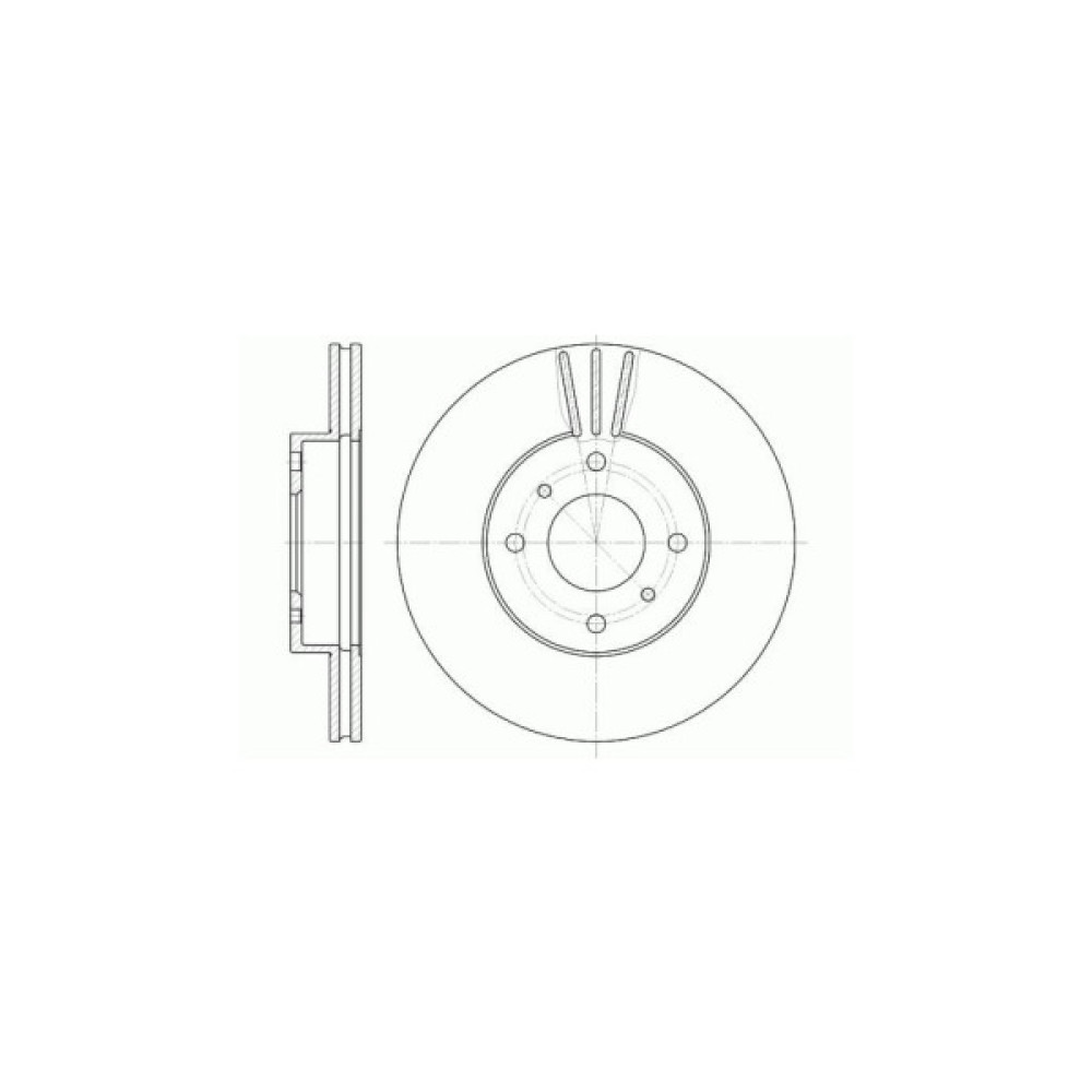 Гальмівний диск REMSA 6610.10