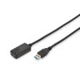 Подовжувач DIGITUS USB 3.0 Active Cable, A/M-A/F, 5м, чорний Подовжувач DIGITUS USB 3.0 Active Cable, A/M-A/F, 5м, чорний