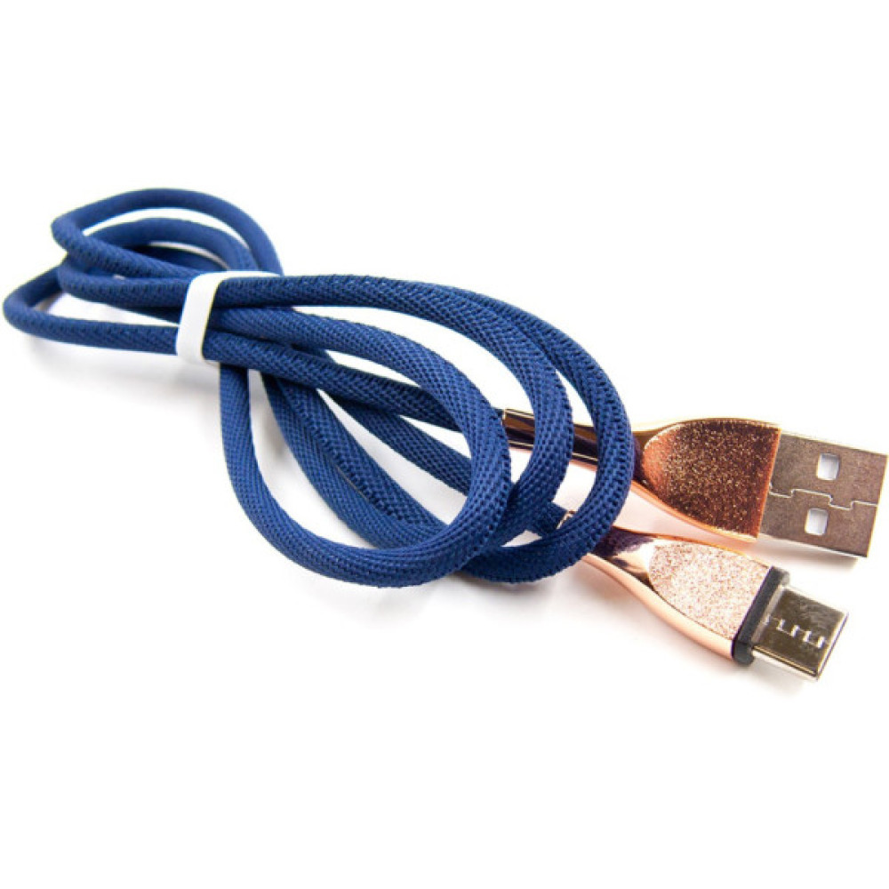 Дата кабель USB 2.0 AM to USB-C 1.0m blue Dengos (NTK-TC-SET-DBLUE)