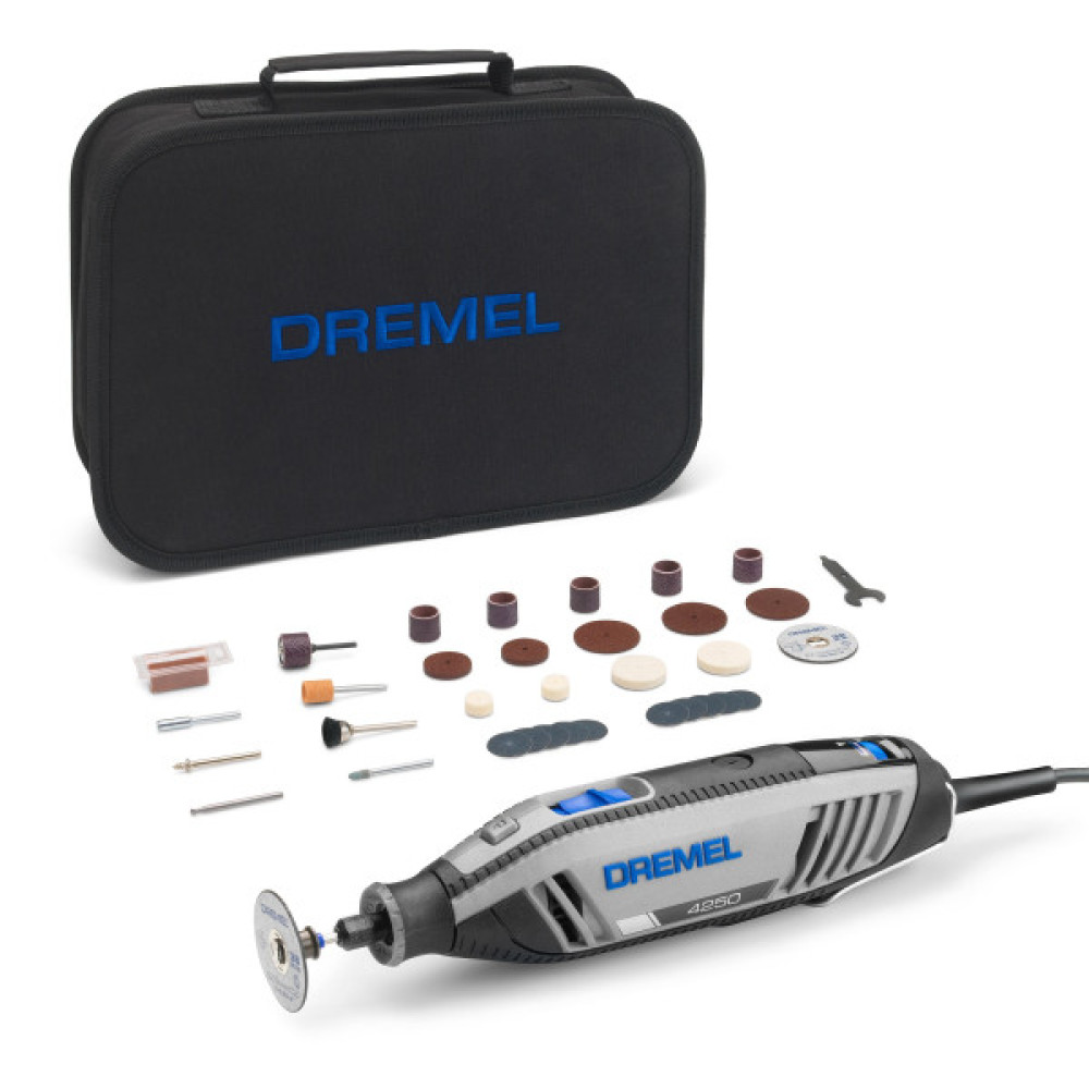 Шліфмашина шліфувально-гравірувальна Dremel 4250–35 175Вт 5000-35000об·хв 35 насадок 0.6кг