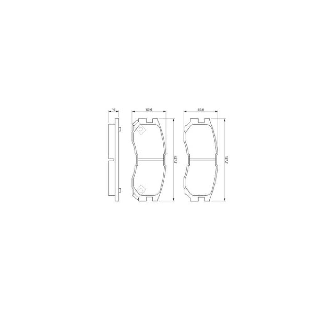 Гальмівні колодки Bosch 0 986 460 979