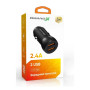 Зарядний пристрій Grand-X car 12-24V Black 2USB 5V/2.4A (CH-26/CH-26B)