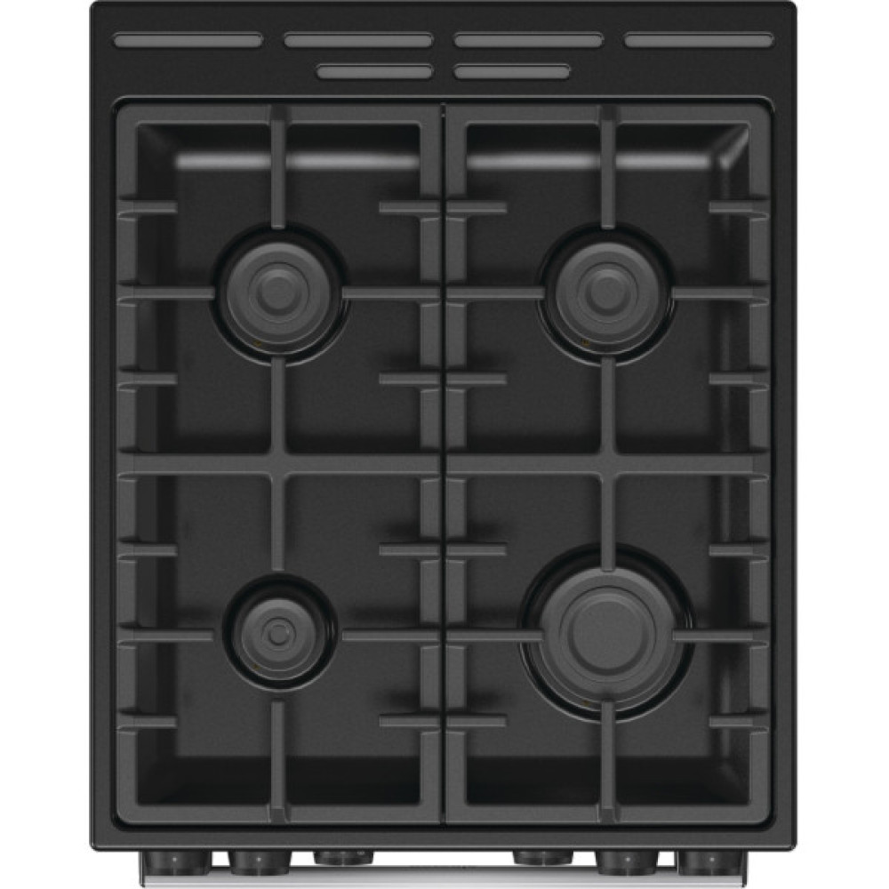 Плита Gorenje комбінована, 70л, 50x60см, дисплей, чавун, нерж