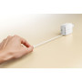 Зарядний пристрій Belkin 2xUSB-C 67W GaN PD3.2 PPS + built-in cable USB-C 1.0m white (WCH022KQWH)