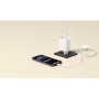 Зарядний пристрій Belkin 2xUSB-C 67W GaN PD3.2 PPS + built-in cable USB-C 1.0m white (WCH022KQWH)