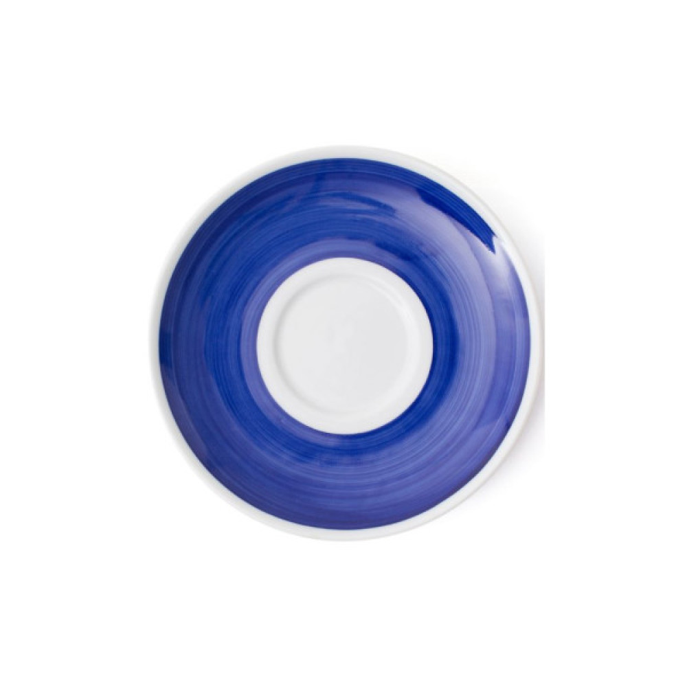 Блюдце Ancap серія Verona Millecolori 16,7 см Blue для серій "Verona/Torino/Roma Millecolori Hand Painted" (34421)