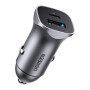 Зарядний пристрій Ugreen CD130 20W USB + Type-C PD Car Charger (Gray) (30780) Зарядний пристрій Ugreen CD130 20W USB + Type-C PD Car Charger (Gray) (30780)