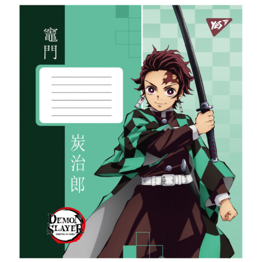 Зошит Yes Demon slayer 24 аркушів лінія (767312)