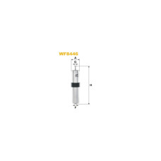 Фільтр паливний Wixfiltron WF8446