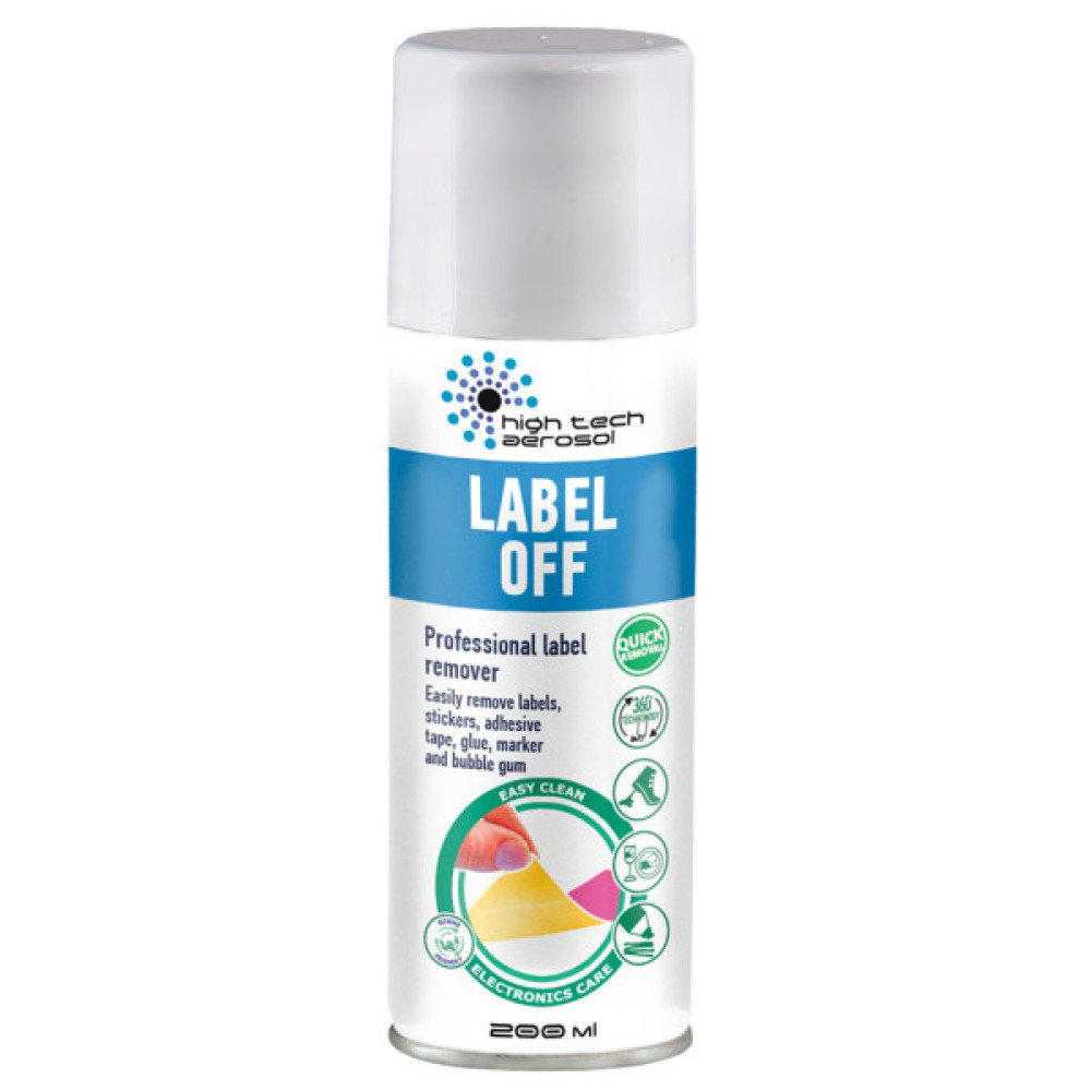 Спрей для очищення HTA LABEL OFF 200 ml (HTA6031)