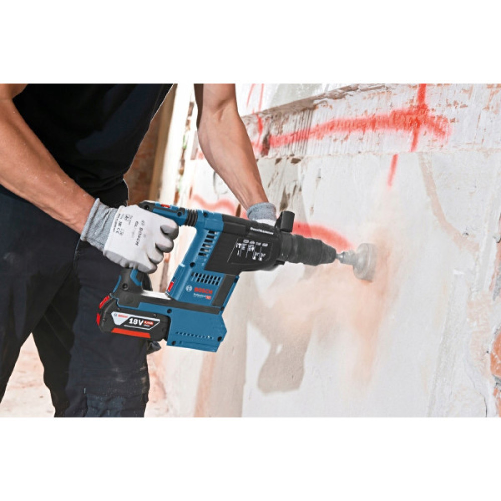 Перфоратор акумуляторний Bosch Professional GBH 187-LI SDS-plus 18В 1х5А·год 2.4Дж 3кг