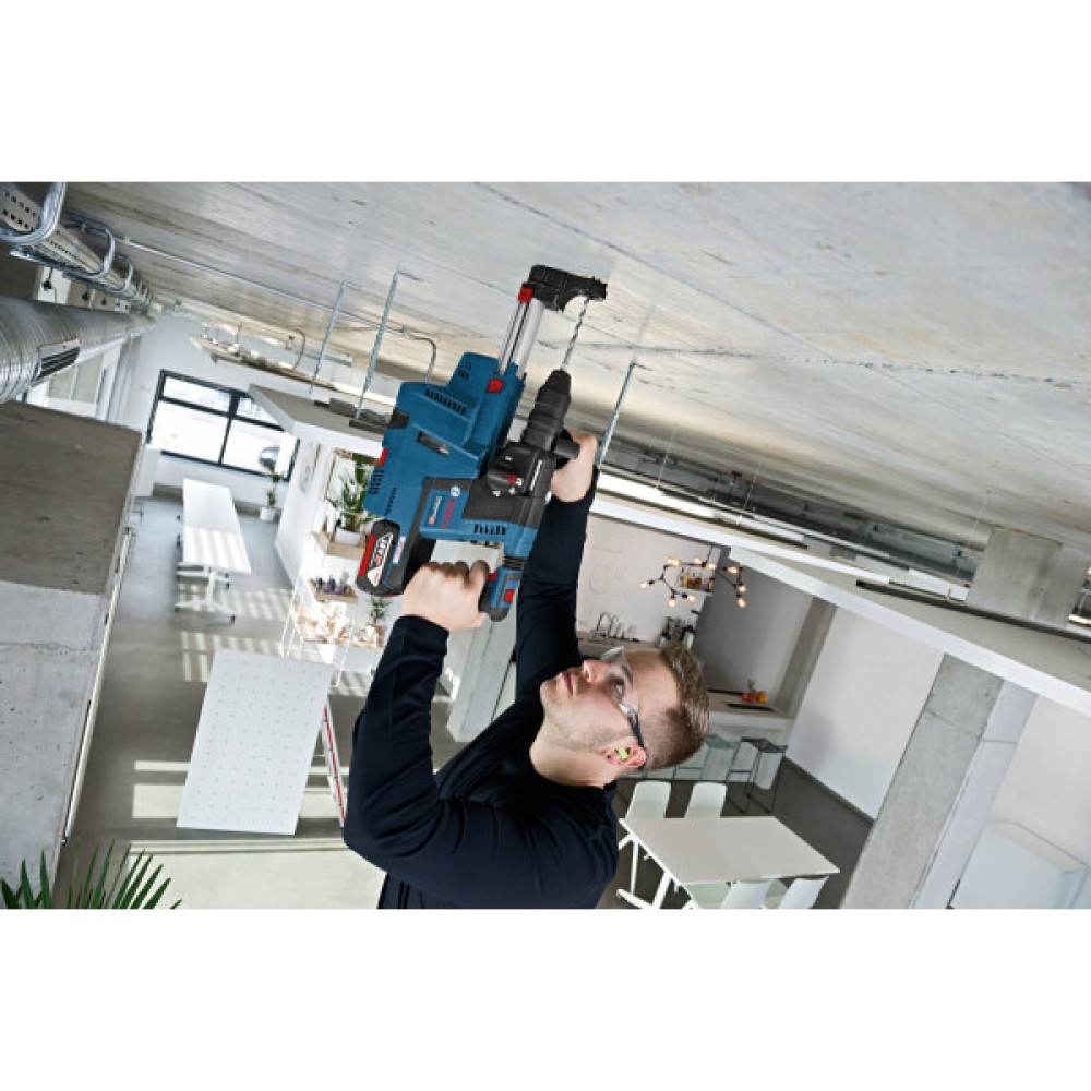 Перфоратор акумуляторний Bosch Professional GBH 187-LI SDS-plus 18В 1х5А·год 2.4Дж 3кг