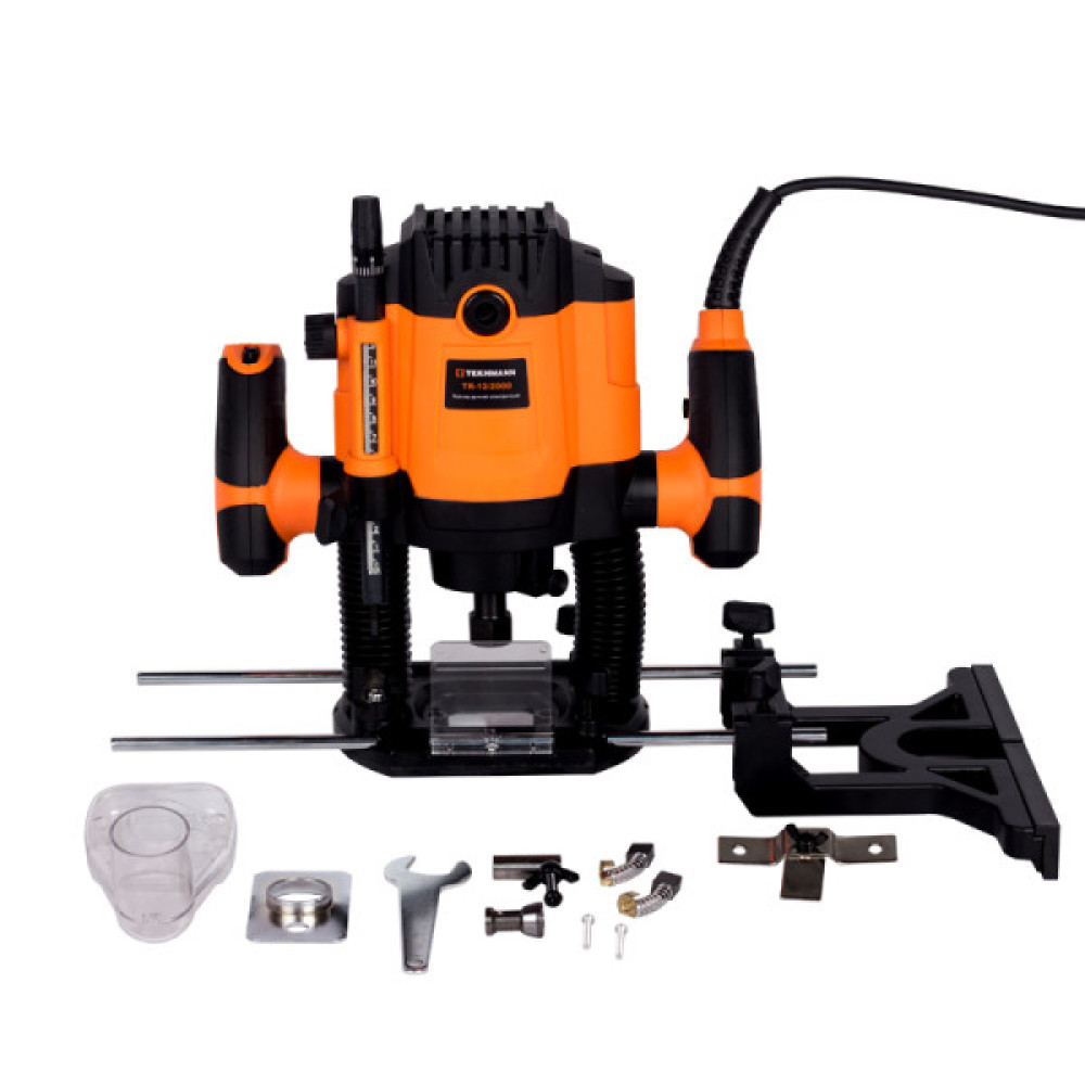 Фрезер Tekhmann TR-12/2000 2000Вт цанга 8 та 12мм 6000-22000об/хв 4.3кг