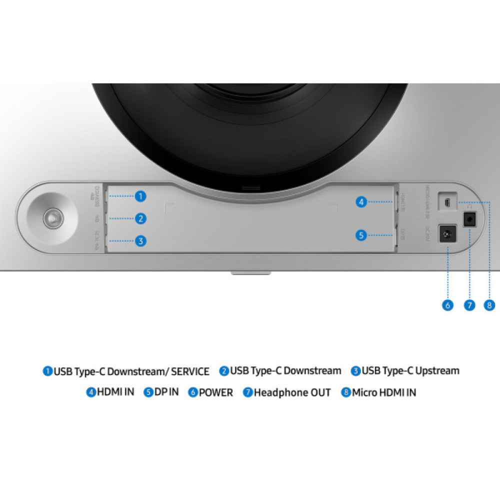 Монітор Samsung 48.7"Odyssey G9 49DG910 HDMI, DP, USB, USB-C, OLED, 5120x1440, 32:9, 144Hz, 0.3ms, CURVED