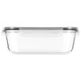 Харчовий контейнер Ardesto Gemini прямокутний, 2.26л, боросилікатне скло, прозорий (AR1222RCB)