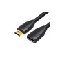 Кабель мультимедійний HDMI M to HDMI F 1.0m black Vention (VAA-B06-B100)