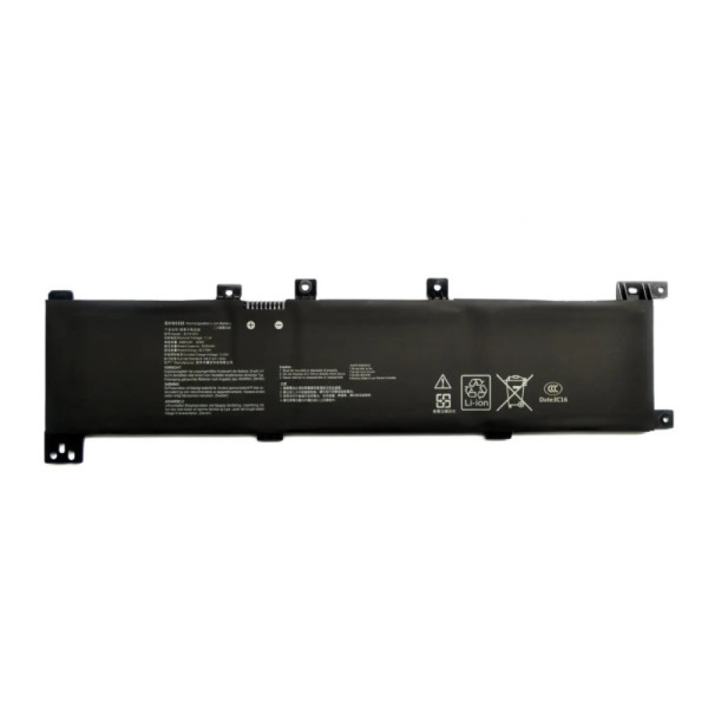 Акумулятор до ноутбука Asus VivoBook N705 B31N1635, 3684mAh (42Wh), 3cell, 11.4V, чорна AlSoft (A71117)