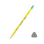 Олівець графітний Kite Sponge Bob тригранний, з гумкою, НВ (SB25-046)