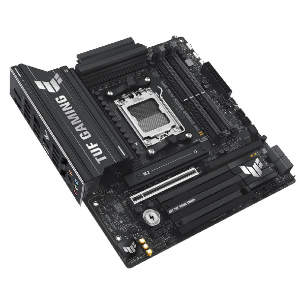 Материнcька плата ASUS TUF GAMING B850M-PLUS WIFI7 sAM5 B850 4xDDR5 M.2 HDMI DP Wi-Fi BT mATX
