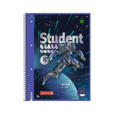 Книга записна Brunnen Коледж-блок А4 Premium Robot Heroes, лінія 80 аркушів (10-679 27 421)