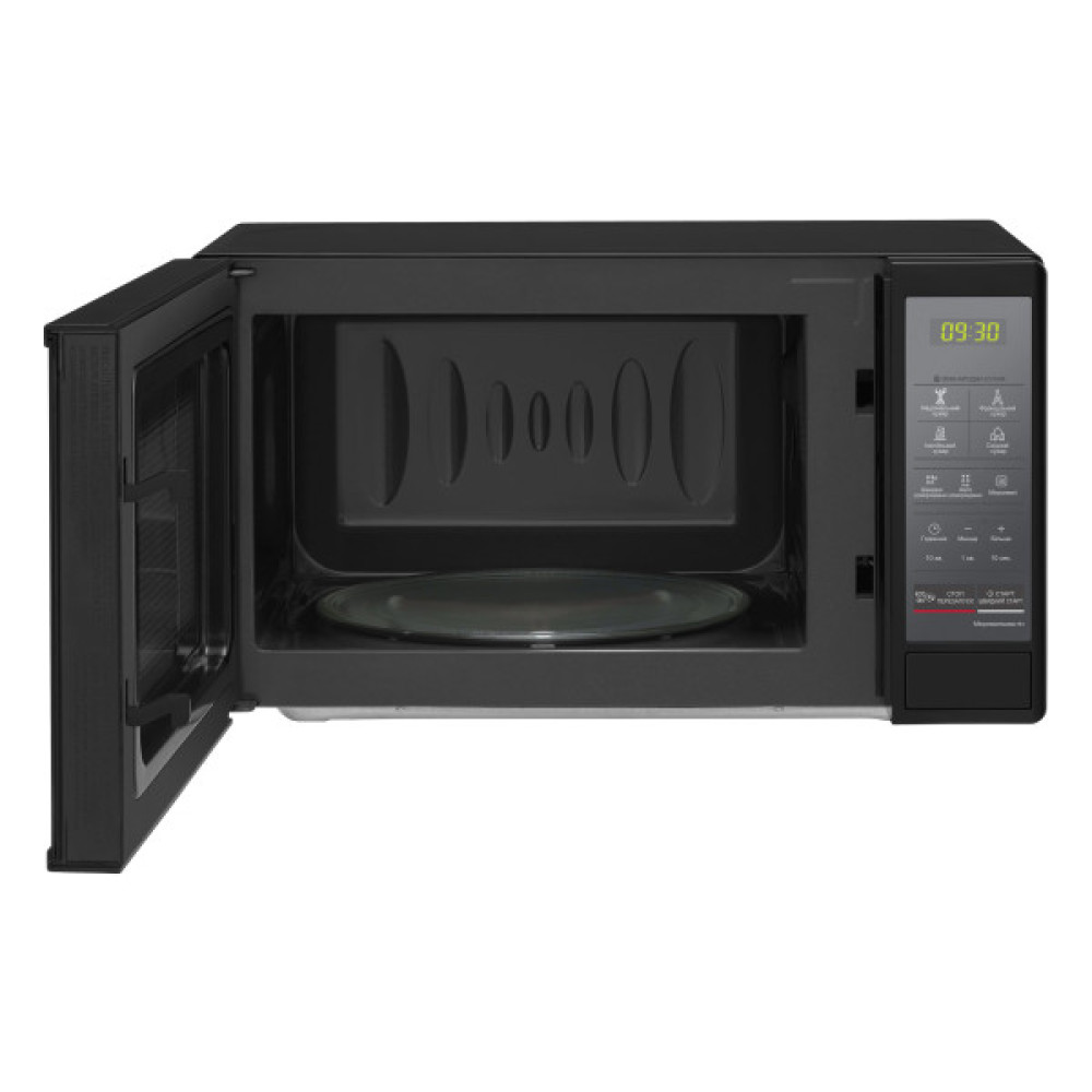 Мікрохвильова піч LG, 20л, електрон. керування, 700Вт, дисплей, чорний
