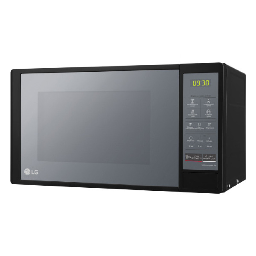 Мікрохвильова піч LG, 20л, електрон. керування, 700Вт, дисплей, чорний
