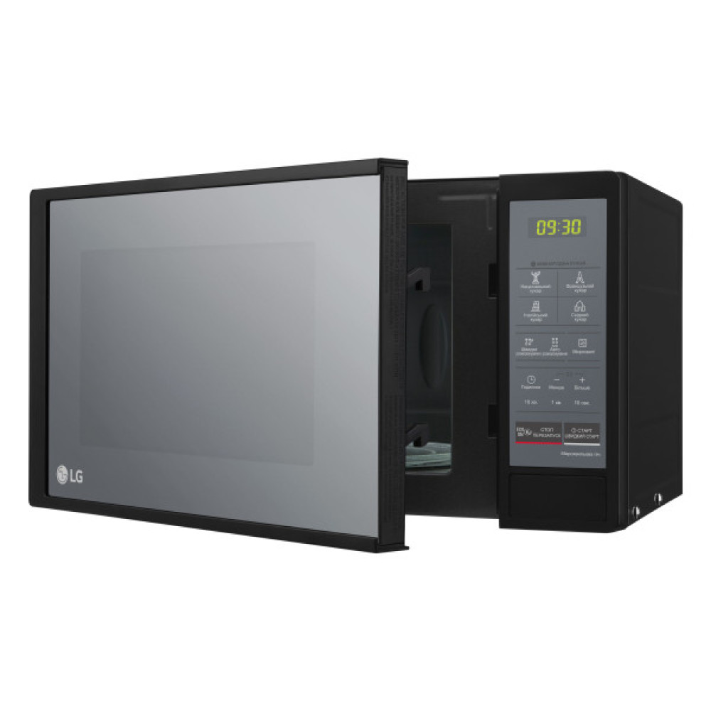 Мікрохвильова піч LG, 20л, електрон. керування, 700Вт, дисплей, чорний