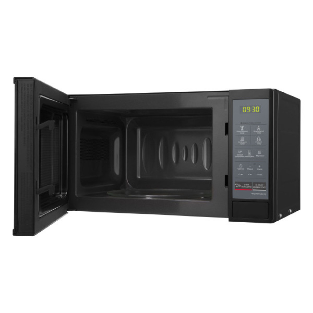 Мікрохвильова піч LG, 20л, електрон. керування, 700Вт, дисплей, чорний